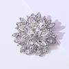 DIEZI 6 Farben Luxus Vintage Blume Kristall Strass Broschen Damen Mädchen Party Hochzeit Mode Brosche Zubehör Schmuck