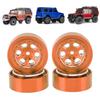 4pcs 1.3 Inches Wheels   Aluminum Alloy 6 Holes Wheel   Hubs for      1/18 RC Crawler