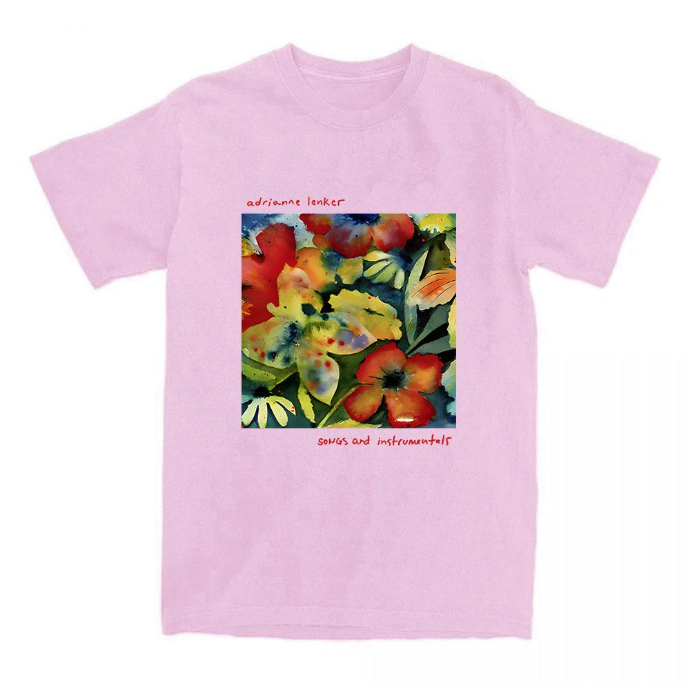 

Футболки с песнями и инструментальными композициями Певица Адриана Ленкер Футболка с принтом Футболки с коротким рукавом из мягкого хлопка для женщин и мужчин Футболки Летние топы M розовый