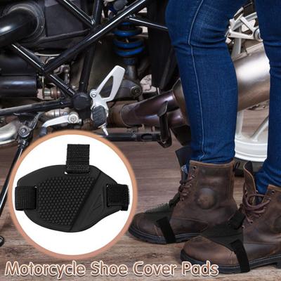 1Pc Motorrad Schaltpad Getriebe Schuhe Schutz Motorrad Getriebe Shifter Männer Wasserdichte Schutz Motocross Stiefel Abdeckung Zubehör