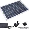 KIT Pompa de apă solară: Pompă de apă submersibilă DC fără perii cu panou solar de 50W pentru fântână solară, iaz de pește și acvariu