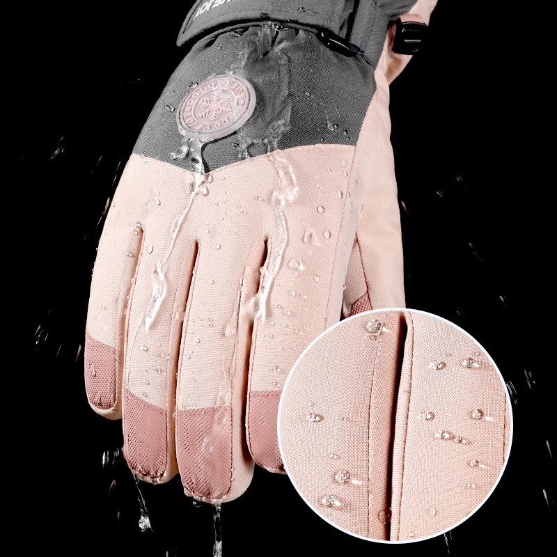 Winter Ski Touchscreen Gloves - Windproof, Cold-Proof, Plus Velvet for Men and Women