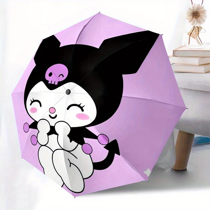 1pc Kawaii Devil Character Umbrella with Plastic Handle,Suitable for All Seasons Home Travel Outdoor UmbrellaSanlio089