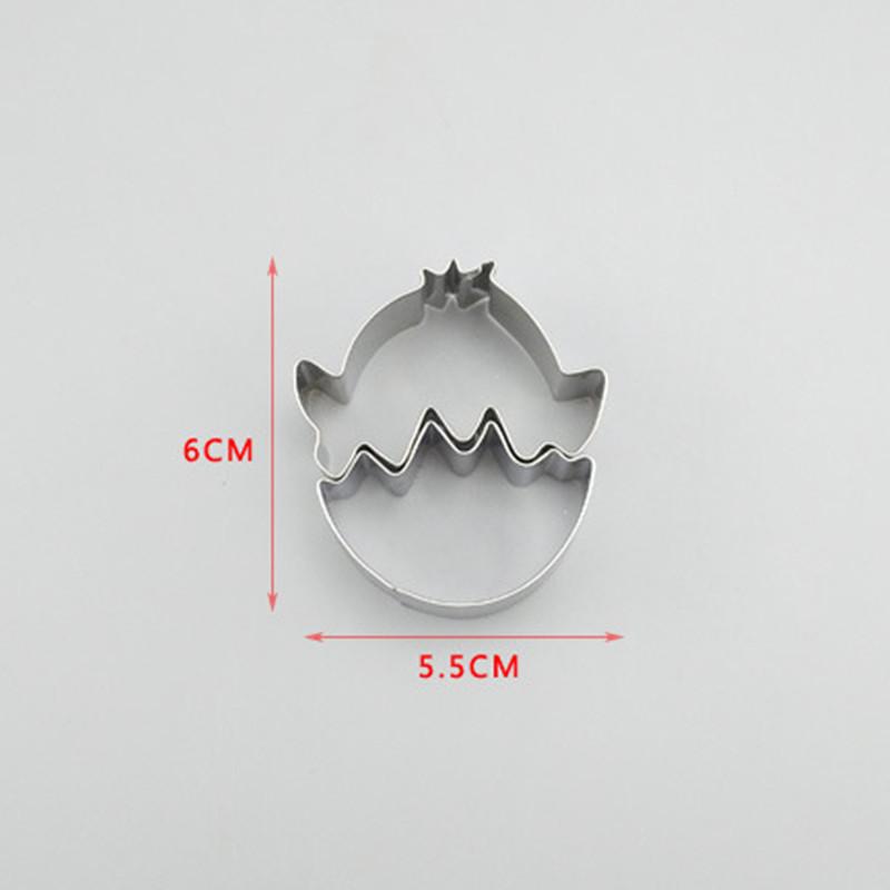 Cartoon animal 3D Combination Mold Squirrel Penguin Raccoon Cookie Mold Stainless Steel Fondant Baking Tool