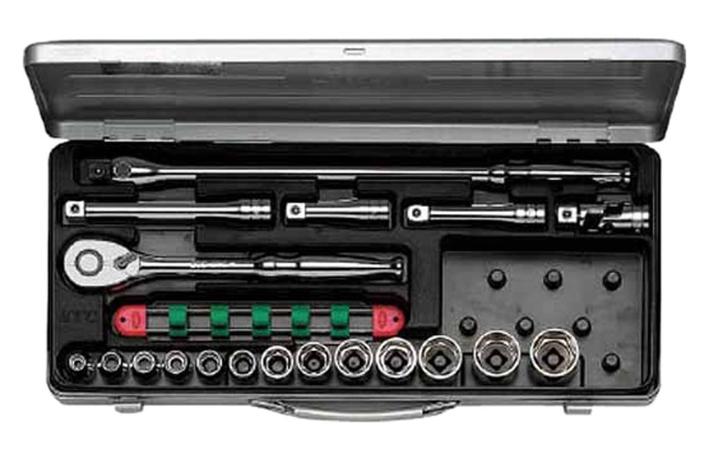 Kyoto Machinery Tools Socket Wrench Set 19 Pieces TB413 (KTC) 12.7mm (1/2 inch)