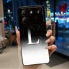 Case For ZTE Blade A54 4G Soft Silicone Black Shell ZTE Blade A54 4G Beautiful Letter Starry Sky Pattern Anti-scratch Cover
