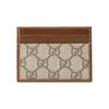 Gucci Interlocking G GG Supreme Canvas Card Holder For Unisex Daily Use