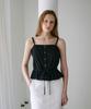 DEHEVE Lace String Sleeveless [Black]