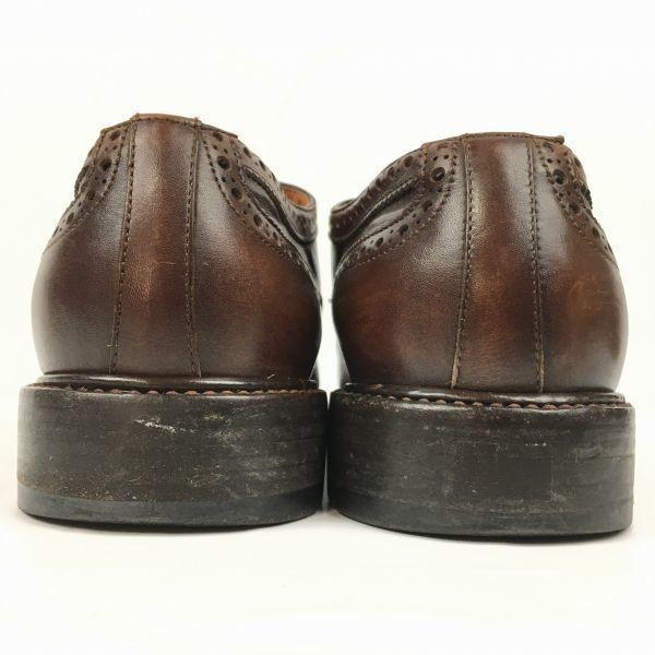 SANTONI Made In Italy Wingtip Business Shoes Brown Size 7.5F 26.0 Men’s(USED)