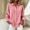 2025 European & American Women's Autumn/Winter Corduroy Casual Shirt New Arrival