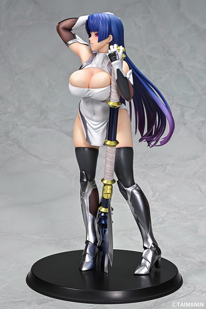 Taimanin RPGX Pale Young Purple Yatsumurasaki Scale PVC Painted Complete Figure Q-six 1/6 -