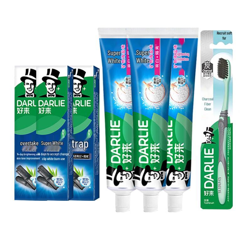 Darlie All Shiny White Toothpaste & Toothbrush Bundle