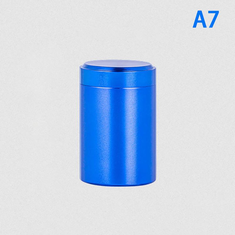 Aluminum Storage Jar Portable Seal Tea Canisters Mini Tea Storage Containers Tea Coffee Tin For Candy Chocolate Sugar Spices