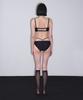 VINAJ N Chain Low V Half Cup Bikini Bra (Black)