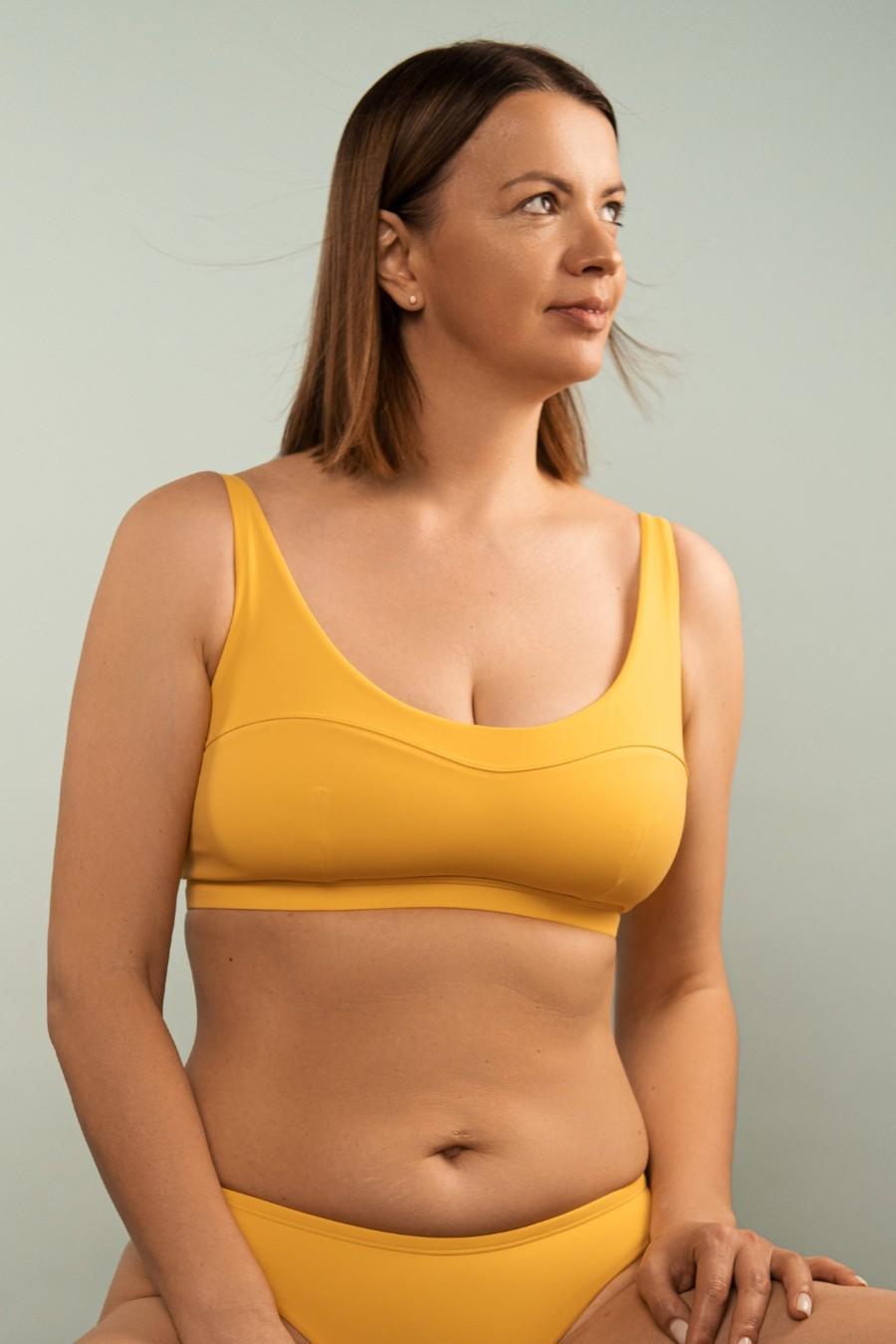 

Верх купальника з м якою чашкою brabrabra (85472) 50D жовтий