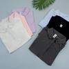 Women's Quick-Dry Polo Shirt - Breathable Moisture-Wicking Knit for Yoga & Fitness