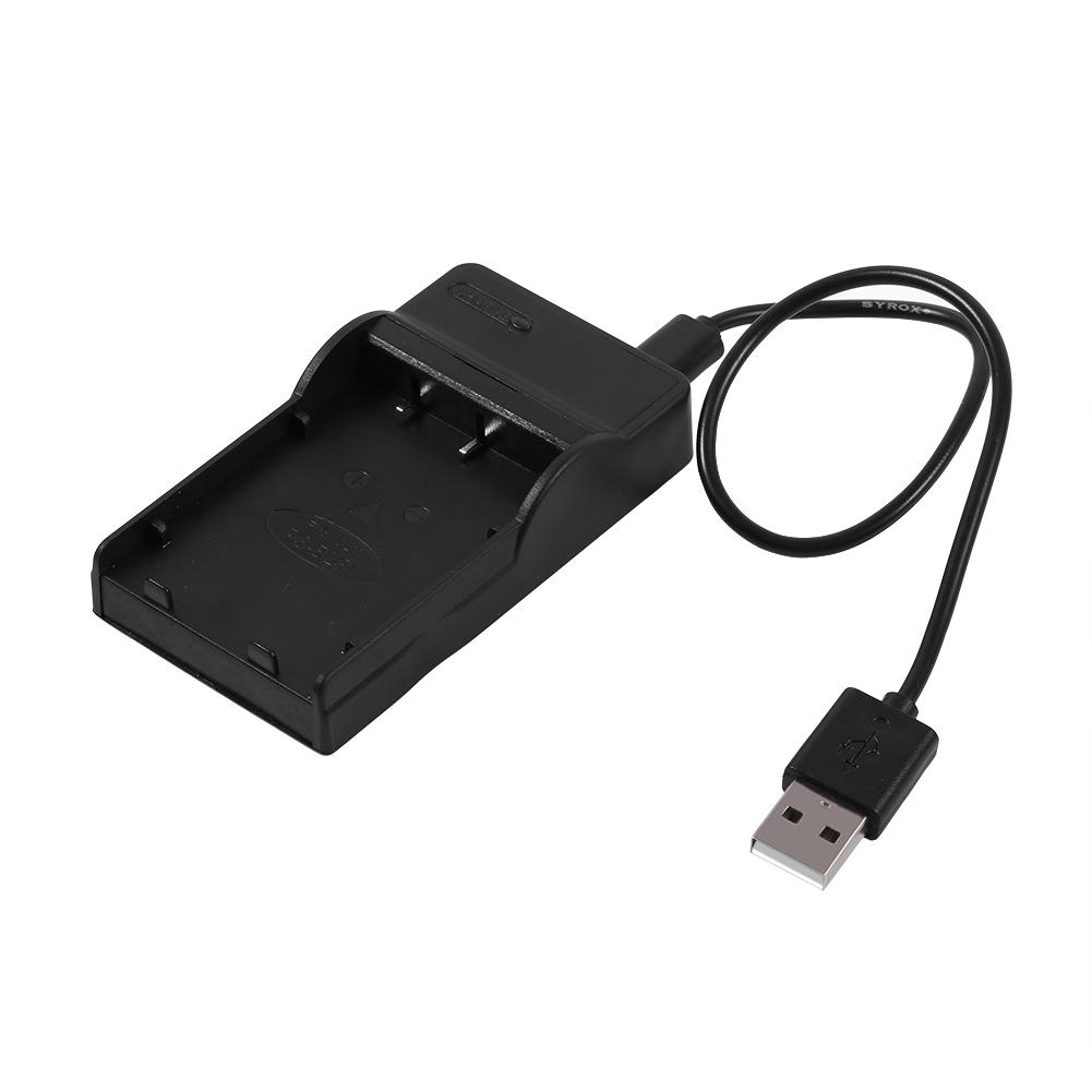 USB Battery Charger Charging Station With USB Cable for Olympus BLS1 BLS5 BLS50 Fuji FNP140