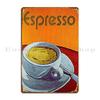 Espresso Metal Signs Wall Mural Wall Decor Home Cinema Custom Tin Sign Poster