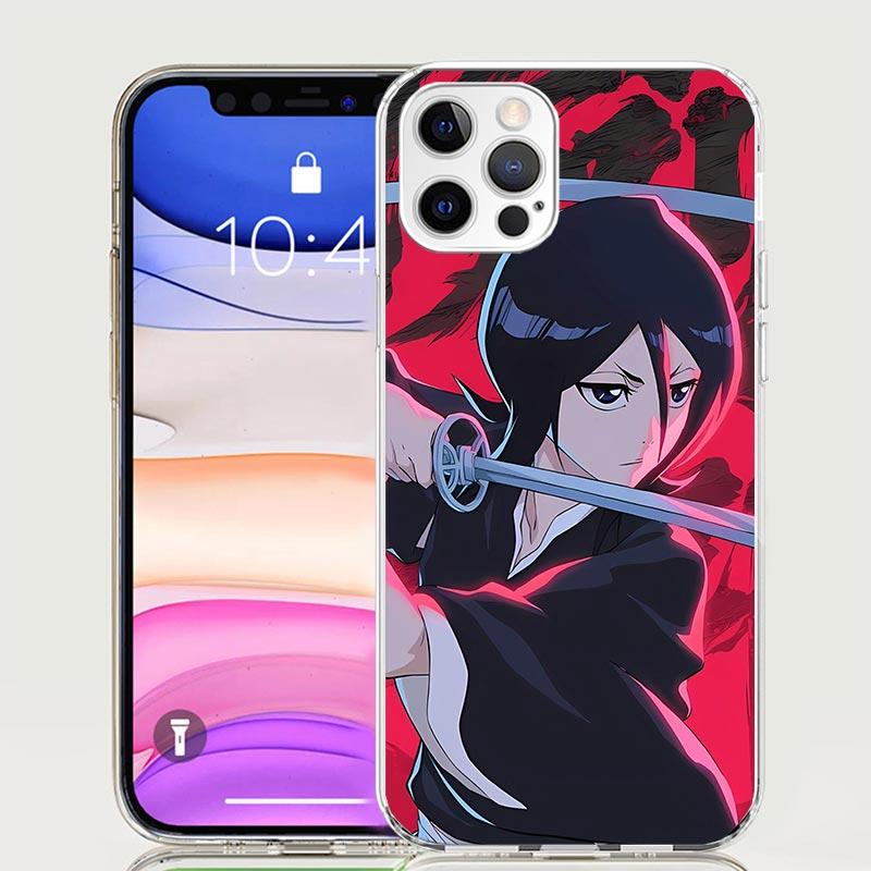 Bleach Kuchiki Rukia Phone Case For iPhone 17 Air 16 15 Plus 11 14 Pro Max 13 Mini 12 7 8 + SE Pattern Art Customized Cover 17 A