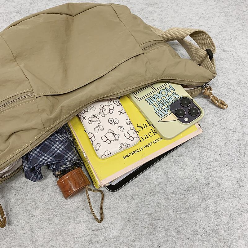 Women's Waterproof Nylon Crossbody Bag Men's Large Capacity Shoulder Bag