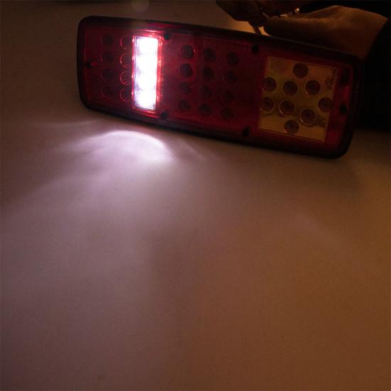 2 Stücke HL-R-017 Wasserdichte Auto 36 LED Rücklicht Bootsanhänger DC 12/24 V Rückleuchten