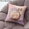 Vintage Floral Ragdoll Cat Throw Pillow Covers Pattern Cushion Cover Suitable For Sofa Bedroom Car Pillow Cover