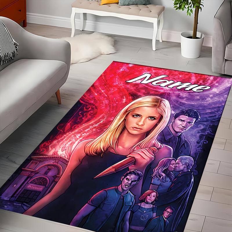 Custom personalization Buffy the Vampire Slayer Area Rug - Perfect For Kitchen, Bathroom,Laundry Room Decor Large Size Available,Gift All Seasons