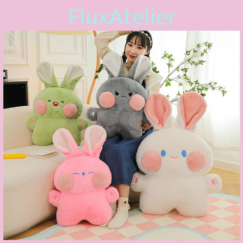 Adorable Plush Rabbit Pillow Doll Cute Bunny Stuffed Toy For Childrens Gifts