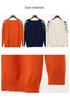 2026 Autumn Women's Korean Style Embroidered Knit Sweater - Long Sleeve, Round Neck, Thin Outerwear