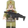Ninja Warrior Superhero Doll With Weapon Single Building Block Assembly Toy