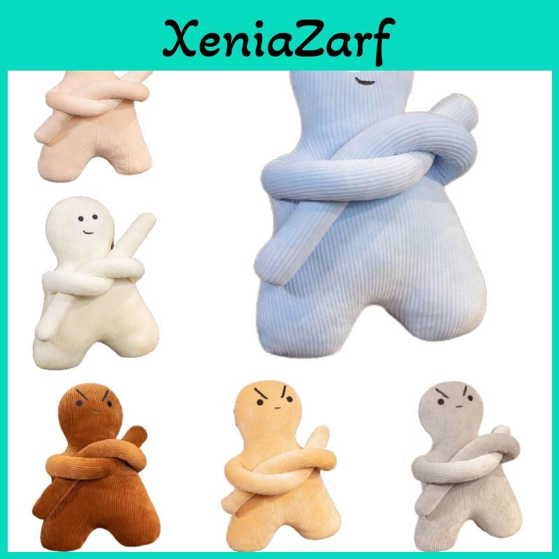 Cute Cartoon Mini People Plush Pillow Doll For Girls Soft And Comfortable