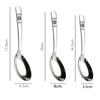 FU Character Stirring Spoon S/M/L Coffee Spoon Creative Dessert Spoon  for Kitchen Tools