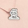 Lightweight Funny Goat Shaped Alloy Brooch Pin Cool Accessory for Clothing Bags Hats Animal Jewelry Gift