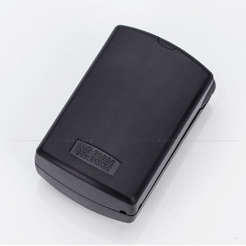 

30X Ручна лупа зі світлодіодним підсвічуванням, гнучка чорна освітлена лупа, кишенькова лупа висувного типу, ювелірна лупа Battery Included