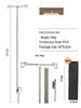 Aluminum Camping/Fishing Lantern Stand - Portable, Folding, Outdoor Lamp Pole Storage