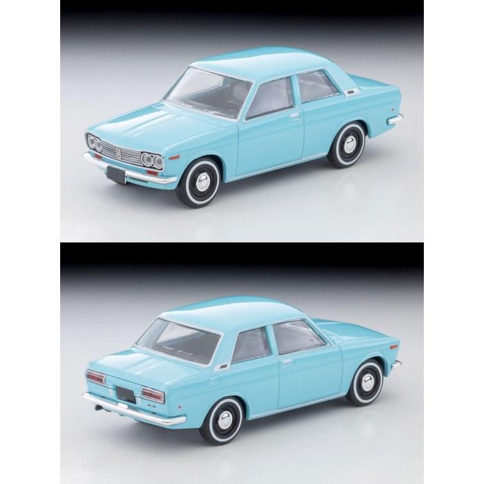 TOMYTEC Tomica Limited Vintage 1/64 LV-220a Datsun 510 2-Door Sedan (North America Spec) Light Blue '69 339427
