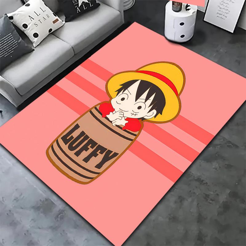 One Piece Monkey D Luffy Carpet Rug For Living Room Bedroom Home Sofa Decoration Kids Play Nonslip Floor Mat