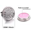 1pc Refillable Car Air Freshener Smell Perfume Diffuser Clip Auto Vent Essential Oil Stainless Steel Locket Interior Accessories