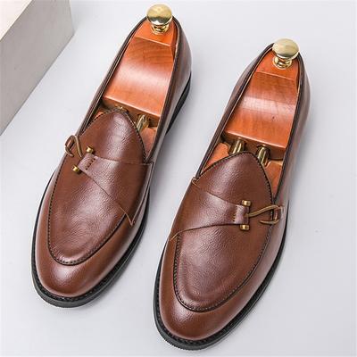 Nuove Scarpe Monk da Uomo con Punta in Pelle Verniciata, Punto Forte, per Abito, Matrimonio, Ballo di Fine Anno, Homecoming, Mocassini, Calzature Zapatos Hombre