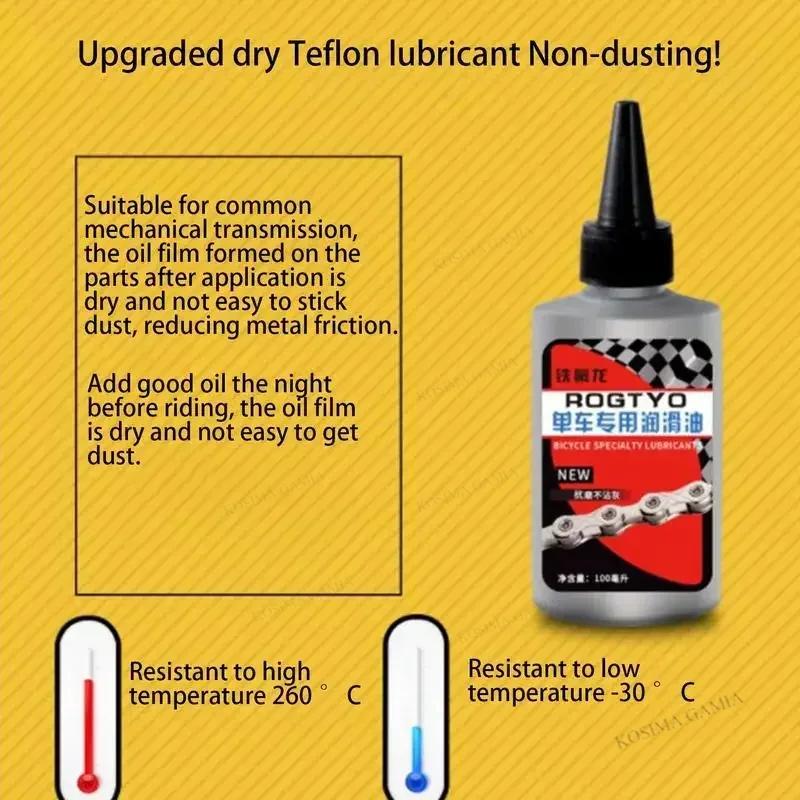 100ml Bicycle Special Lubricant Motorcycle Chain Maintenance Oil for Clean and Smooth Chain Lubrication Bicycle Mechanical Tools
