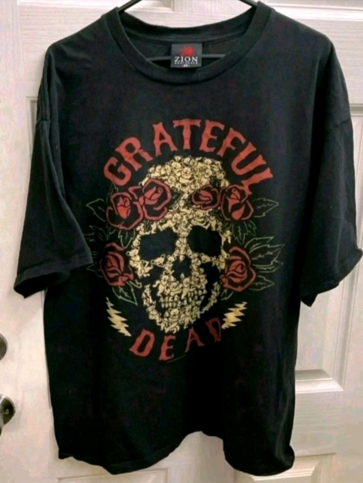 Grateful Dead 2xl Shirt Zion Skull Dancing Bears 2008 Unisex T-Shirt XXXXL