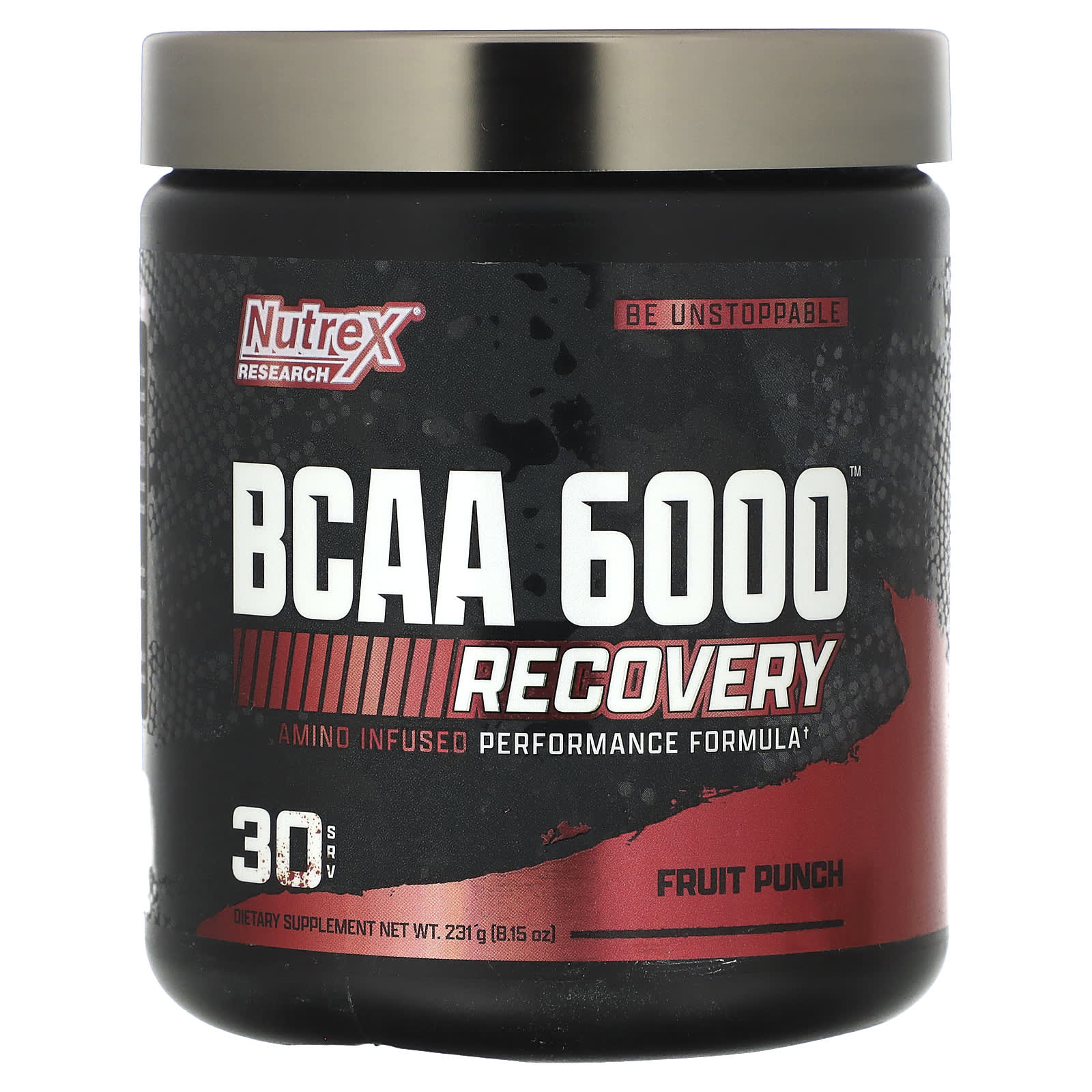 

Nutrex Research, BCAA 6000, Fruit Punch, 8.2 oz (231 g)