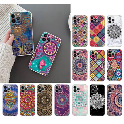 Husa telefon pentru Iphone 14 13 12 11 Pro Max Xs Max Xr X 12mini 14 Plus Se Mandala Flower Totem Husa Funda Capa Cell