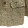 Lanvin 70s 80s Vintage Wool Blend Check Pattern Tailored Jacket R50-46 Men's Used