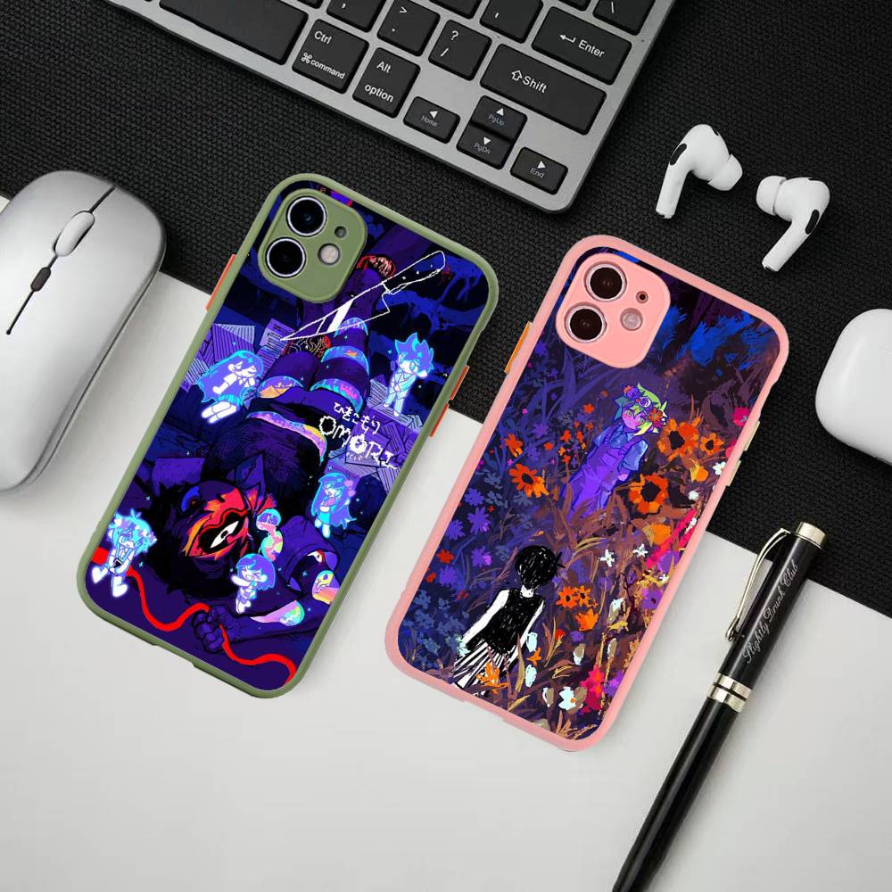 O-Omori Game Phone Case For iPhone 16 15 14 13 12 11 Pro Max 7 8 6 6s Plus Matte Cover