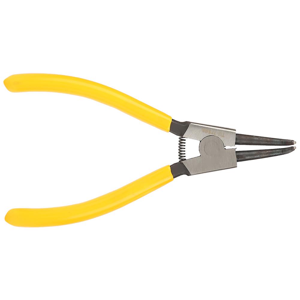 7in Handle Stainless Steel Curved Circlip Snap Pliers Retaining Mechanical Tool TU-175HB
