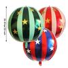 3 Stück Neue 22 Zoll Aluminiumfolienballons Großer Gestreifter Stern 4D Ballons Dekoration Ballons Haus Hochzeit Dekor