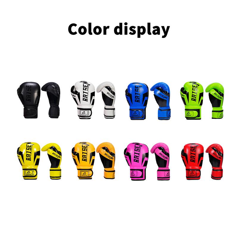 1 Paie Of 6 Oz 10 Oz Boxing Gloves Wear-Resistant Pu Leather Training Gloves Good Toughness Humanized Design Punching Gloves