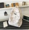 Schoolbag schoolbag college student simple Korean version tie-dye high school backpack large capacity junior high school Japanese ins versatile