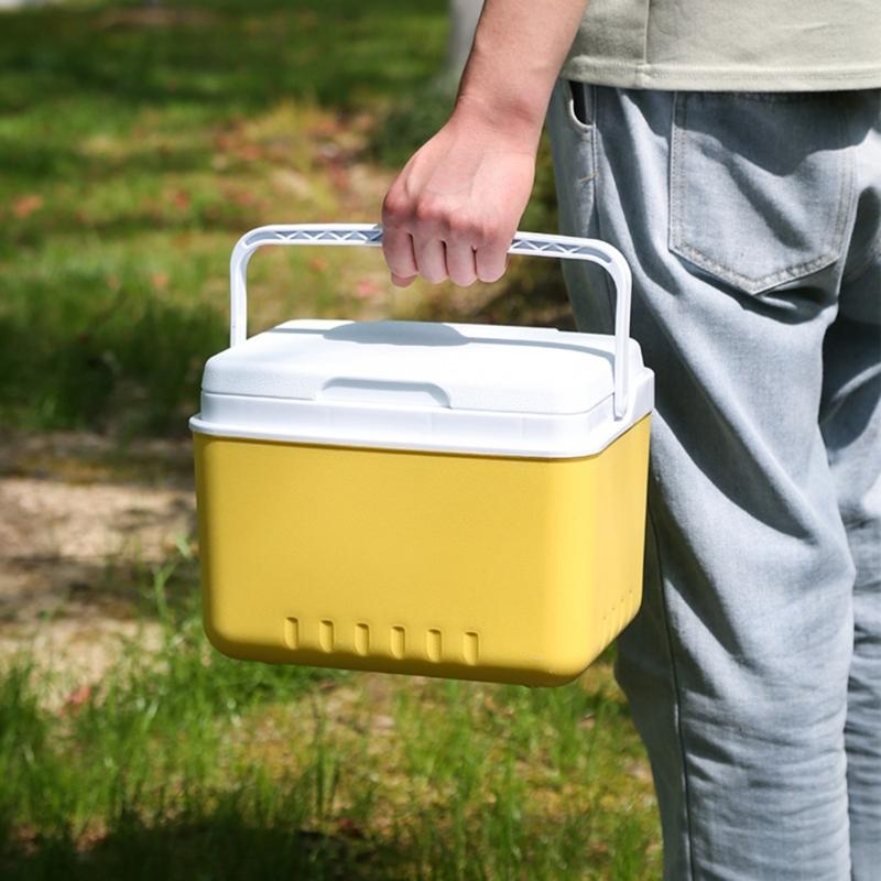6L Outdoor Camping Coolers Ice Box Insulated Ice Chest Car Refrigerator Incubator Outdoor Hard Coolers Easy To Use